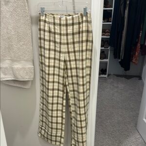 PRINCESS POLLY Plaid High-Waisted Pants